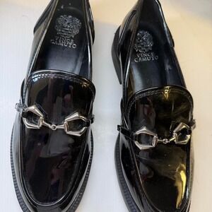 Vince Camuto patent leather loafers size
